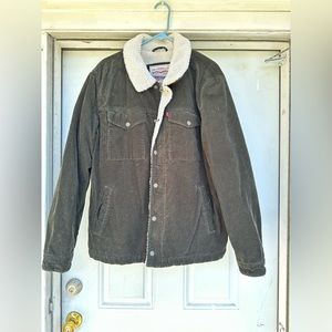 Levi's Montana Fleece Lined Corduroy Trucker Jacket - Size XL - EUC Excellent Co